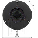 ΥΠΟΣΤΗΡΙΓΜΑ ΚΑΜΕΡΑΣ PFA130-E-BLACK DAHUA ΥΠΟΣΤΗΡΙΓΜΑ ΚΑΜΕΡΑΣ PFA130-E-BLACK DAHUA