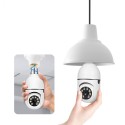 Smart security camera No brand PST-F1-3MP, 3.0Mp, PTZ, For socket E27, Wi-Fi, Tuya Smart, White - 91029