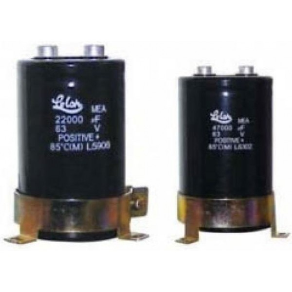 Πυκνωτης Ηλεκτρολυτικος Υψηλων Ρευματων Με Κολαρο 3300Μf/450V 85°C 76X143 Var