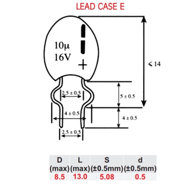 Πυκνωτης Τανταλιου Through Hole 15Μf/35V Xng