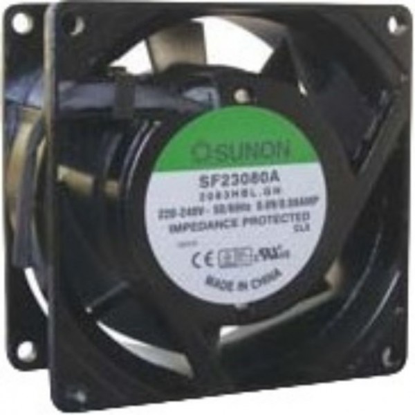 Ανεμιστηρας 80X80X25 230Vac Ρουλεμαν Καλωδιου Sf23080At-Hbl Sunon