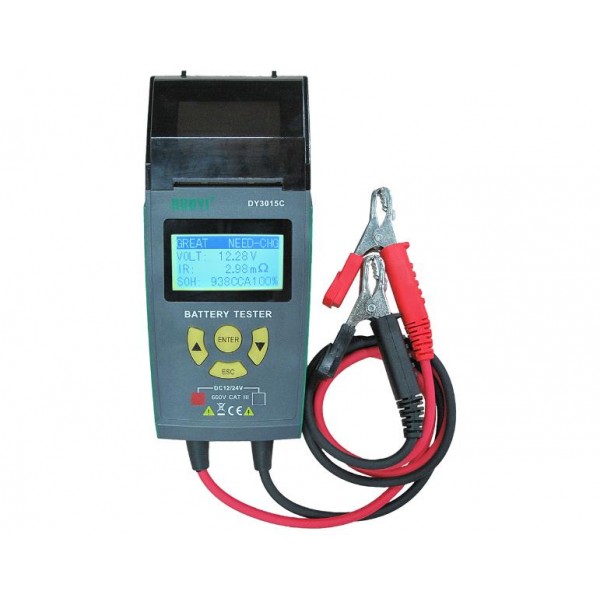 Μετρητης Μπαταριας Ψηφιακος Μολυβδου 12/24V Με Εκτυπωτη Dy3015C Dyi