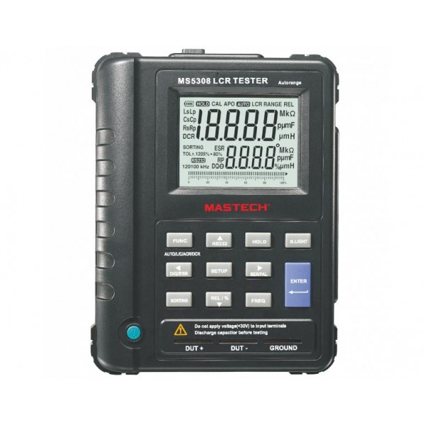 Πολυμετρο Ψηφιακο Ακριβειας Lcr (Καπασιτομετρο-Πηνιομετρο) Ms5308 Mgl Mastech