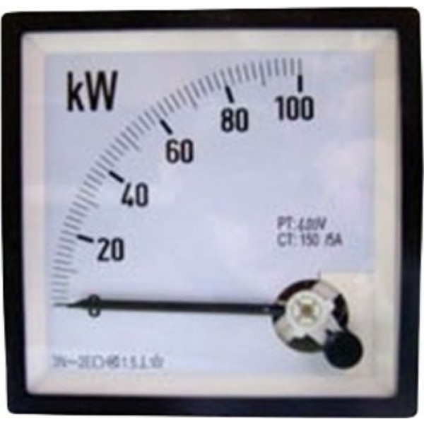 Οργανο Πινακος Βατομετρο Ac 96X96 3Φ 3 Αγωγων 0-60Kw Sf-96-3 Sfm (Τεμάχια 2)