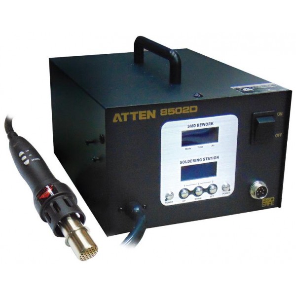 Σταθμος Κολλησης Διπλος Smd 50/700W Κεραμικος Lcd At8502D Atn