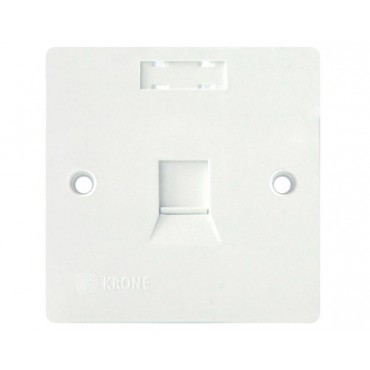 Προσοψη Πριζας Δικτυου 1P 86X86 Με Jack Cat 5E Ftp 65401154 Krone