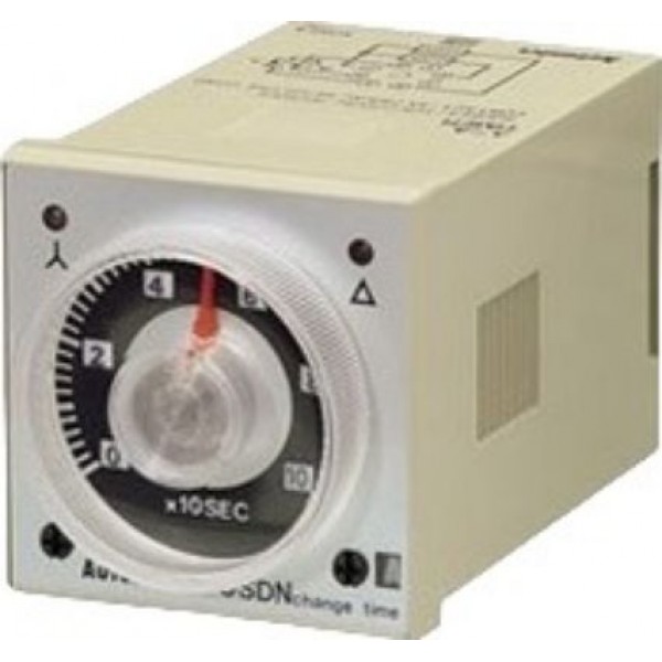 Χρονικο Relay Πινακος 8P Αστερα-Τριγωνου 2No 48X48 100-240Vac At8Sdn Autonics (Τεμάχια 2)