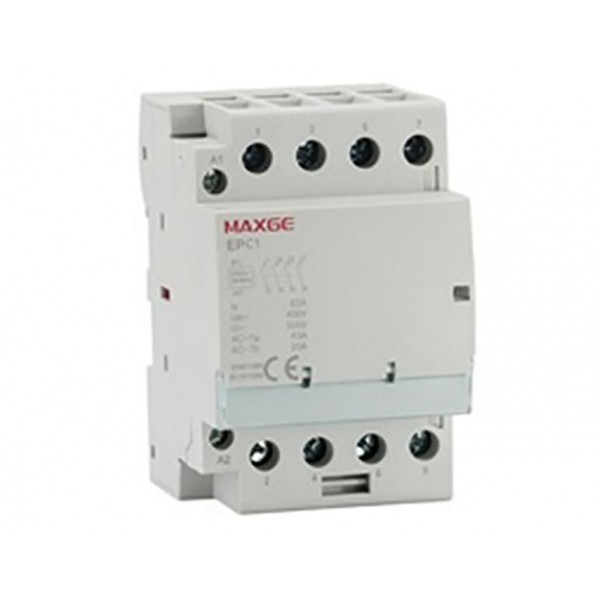 Relay Φορτιου Ραγας 4P 4No 63A 240Vac Epc1 Maxge (Τεμάχια 2)
