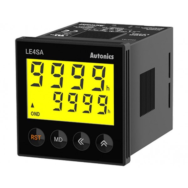 Χρονικο Relay Πινακος 8P Ψηφιακο Lcd 10 Λειτουργιων 2C/o Power On 48X48 24-240Vac/dc Le4Sa Autonics