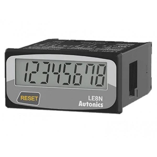 Μετρητης Ωρας Πινακα Ψηφιακος Με Reset No Voltage 48Χ24 Με Μπαταρια Le8N-Bn Autonics (Τεμάχια 2)