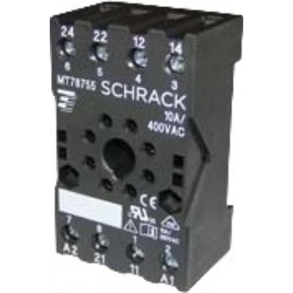 Βαση Ραγας 8P Για Relay Τυπου Λυχνιας Μαυρη Mt78755 Tyc Βαση Ραγας 8P Για Relay Τυπου Λυχνιας Μαυρη Mt78755 Tyc