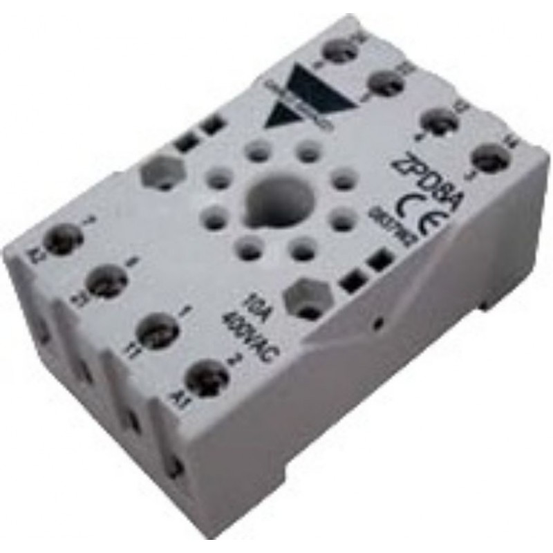 Βαση Ραγας 8P Για Relay Τυπου Λυχνιας Γκρι Zpd8A CARLO GAVAZZI Βαση Ραγας 8P Για Relay Τυπου Λυχνιας Γκρι Zpd8A CARLO GAVAZZI