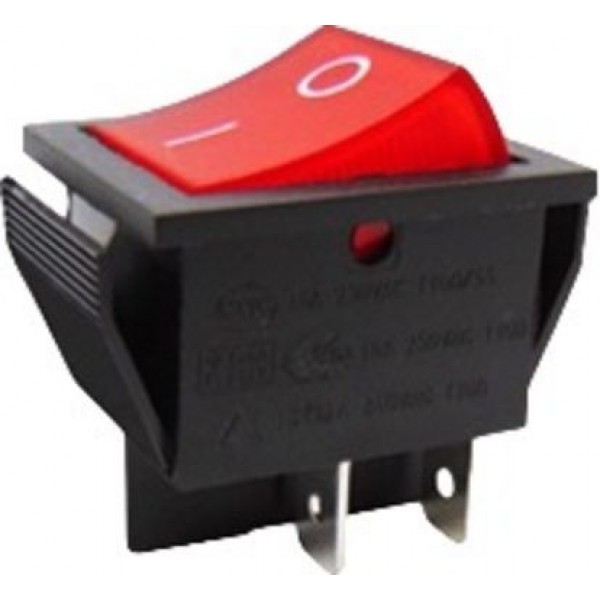 Διακοπτης Rocker Μεγαλος 4P Ον-Off 16A/250V Κοκκινος Rk1-01 2X1 B/R "0-" Soken Διακοπτης Rocker Μεγαλος 4P Ον-Off 16A/250V Κοκκινος Rk1-01 2X1 B/R "0-" Soken
