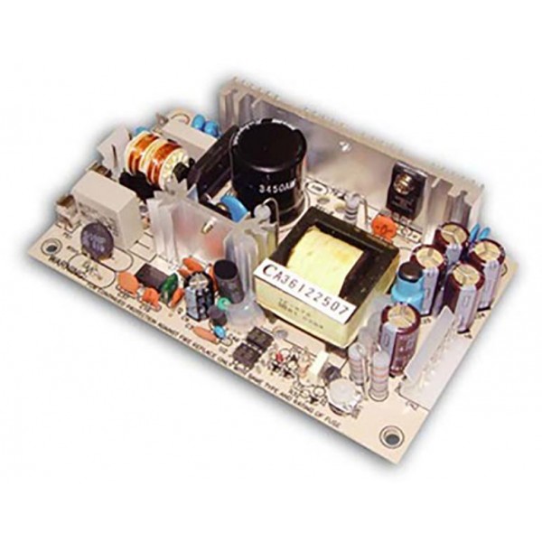 Τροφοδοτικο Ανοιχτου Τυπου 45.6W/24Vdc/1.9A Pcb Ps-45-24 Mean Well (Τεμάχια 2)