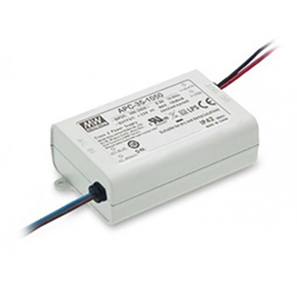 Τροφοδοτικο Led 35W/15-50Vdc/700Ma Ip42 Apc-35-700 Mean Well