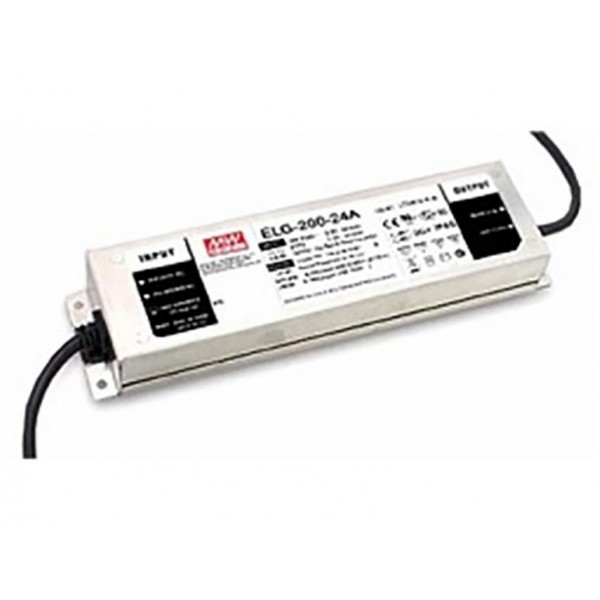 Τροφοδοτικο Led 201.6W/24Vdc/8.4A Pfc Ip67 Elg-200-24 Mean Well