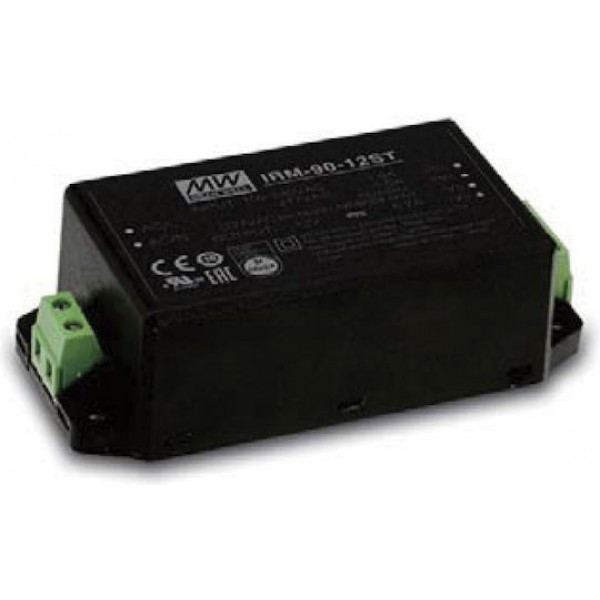 Τροφοδοτικο 90W/24Vdc/3.75A Με Κλεμα Irm-90-24St Mean Well