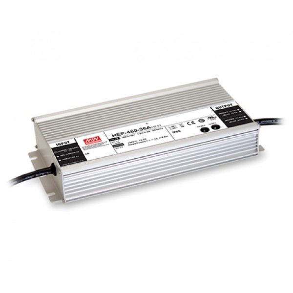 Τροφοδοτικο 480W/24Vdc/20A Pfc Ip65 Hep-480-24A Mean Well