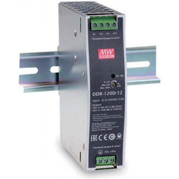 Converter Dc/dc Ραγας 120W 67.2-154V/24V/5A Ddr-120D-24 Mean Well