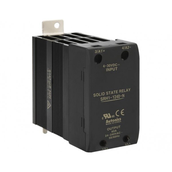 Relay Solid State Ραγας 40A 4-30Vdc Input Srh1-1240-N Autonics Relay Solid State Ραγας 40A 4-30Vdc Input Srh1-1240-N Autonics