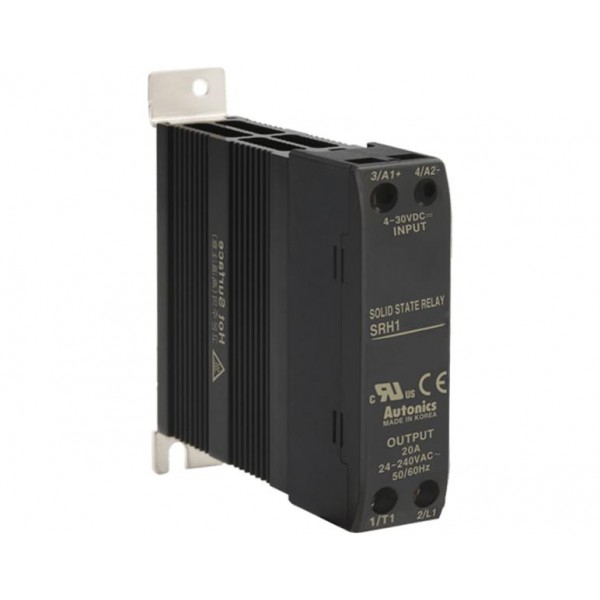 Relay Solid State Ραγας 20A 90-240Vac Input Srh1-4220-N Autonics Relay Solid State Ραγας 20A 90-240Vac Input Srh1-4220-N Autonics