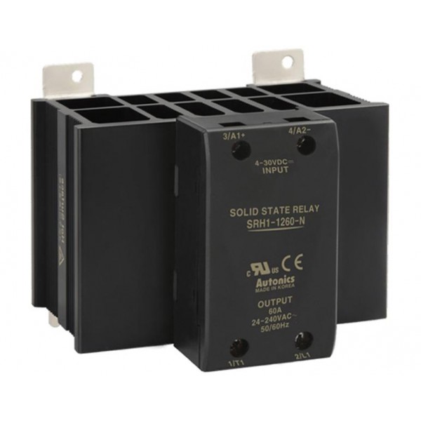 Relay Solid State Ραγας 60A 90-240Vac Input Srh1-4260 Autonics Relay Solid State Ραγας 60A 90-240Vac Input Srh1-4260 Autonics