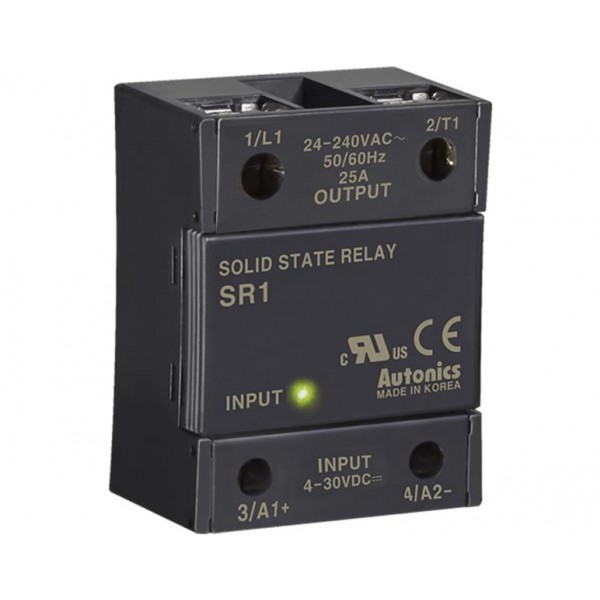 Relay Solid State Panel 25A 4-30Vdc Input Sr1-1225-N Autonics