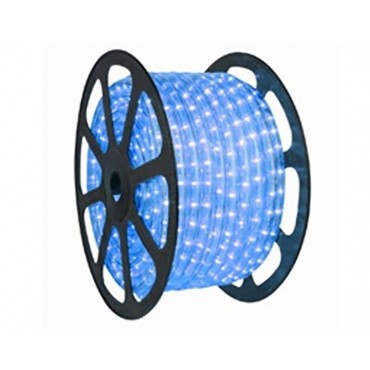 Φωτοσωληνας Μονοκαναλος Απλος Φ13Mm Μπλε Σωμα Διαφανες Λαμπακι 100M Με Δεκα Σετ Αξεσουαρ Sgr