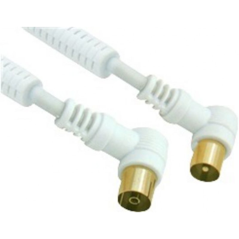 Καλωδιο Tv Pal M/f 1.5M Γωνιακο Με Φερριτη Λευκο Color Box Lancom Καλωδιο Tv Pal M/f 1.5M Γωνιακο Με Φερριτη Λευκο Color Box Lancom