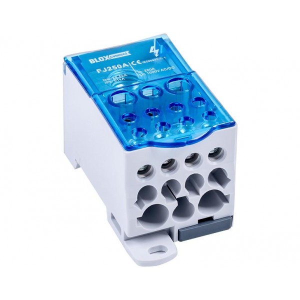 Μπλοκ Διανομης Ραγας 1P 250A 96X46X50Mm Fj250A Blox Connect