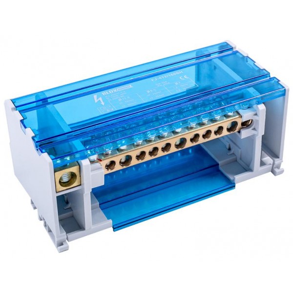 Μπλοκ Διανομης 4P 160A 90X170X70Mm Fj-412/160Bh Blox Connect (Τεμάχια 2)