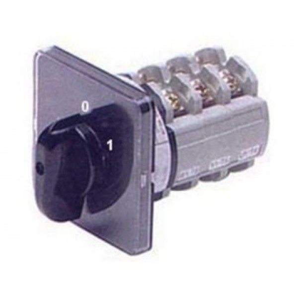 Διακοπτης Περιστροφικος 0-1 2P 16A Με Πλακα 52X52 Ca0120002Pl1 Vem (Τεμάχια 2)