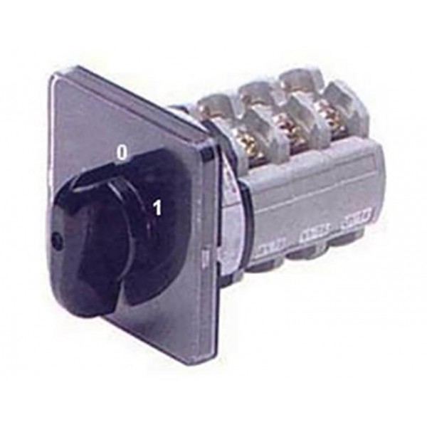 Διακοπτης Περιστροφικος 0-1 3P 400A Με Πλακα 130X130 Ca4000003Pl4 Vem