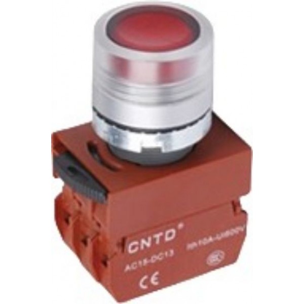 Μπουτον Χωνευτο Φ22 1Nc Με Λυχνια 24Vac/dc Κοκκινη C2Pif-R Cntd Μπουτον Χωνευτο Φ22 1Nc Με Λυχνια 24Vac/dc Κοκκινη C2Pif-R Cntd