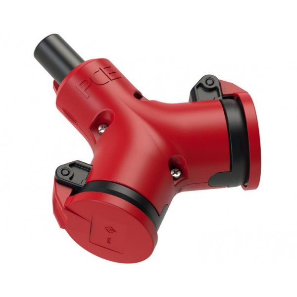 Φις Ρευματος 2 Σουκο Θηλυκα 2P 16A Ip44 Κοκκινο 25212-R Pce (Τεμάχια 2)