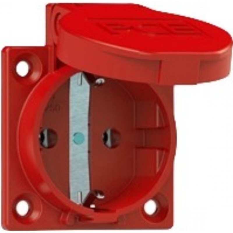 Πριζα Χωνευτη 2P 16A Με Καπακι Ip54 Κοκκινη 1050-0Rs Pce Πριζα Χωνευτη 2P 16A Με Καπακι Ip54 Κοκκινη 1050-0Rs Pce