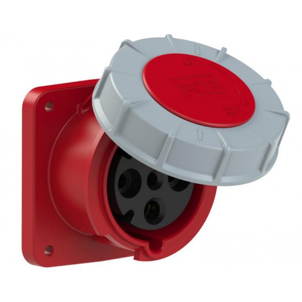 Πριζα Πινακα Θηλυκη 4P 63A Ip67 334-6Fc Pce Πριζα Πινακα Θηλυκη 4P 63A Ip67 334-6Fc Pce