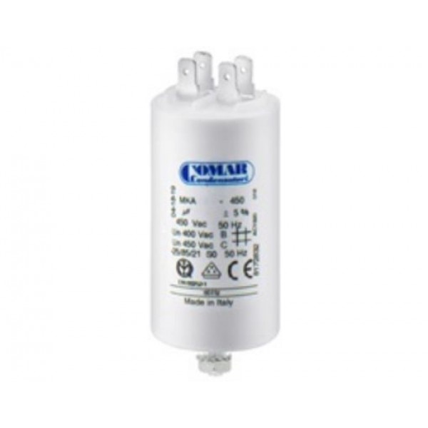 Πυκνωτης Μονιμου Λειτουργιας Faston 100Μf 450Vac Comar Πυκνωτης Μονιμου Λειτουργιας Faston 100Μf 450Vac Comar