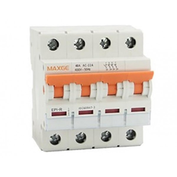 Διακοπτης Ραγας 4P 40A 230/400Vac Epi-R Maxge Διακοπτης Ραγας 4P 40A 230/400Vac Epi-R Maxge