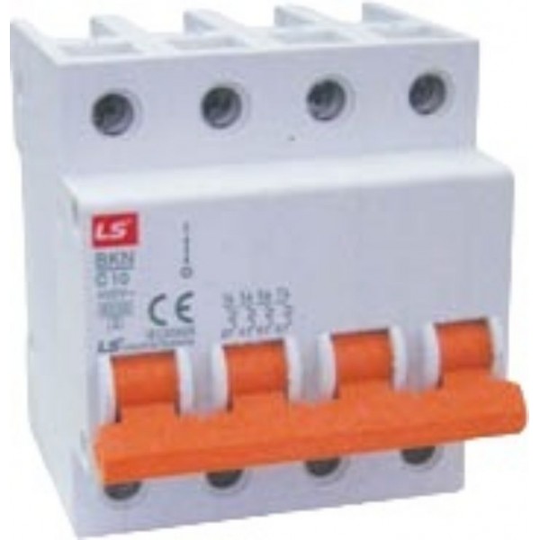 Ασφαλεια Ραγας 4P C 25A 6Ka 400Vac Bkn Lg