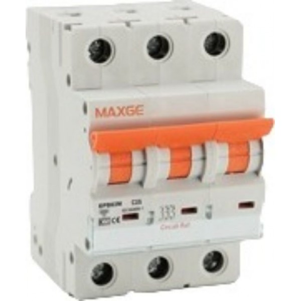 Ασφαλεια Ραγας 3P C 25A 6Ka 400Vac Epb-63M Maxge