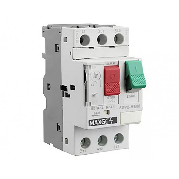 Διακοπτης Θερμομαγνητικος 1-1.6Α On-Off Sgv2-M06 Maxge