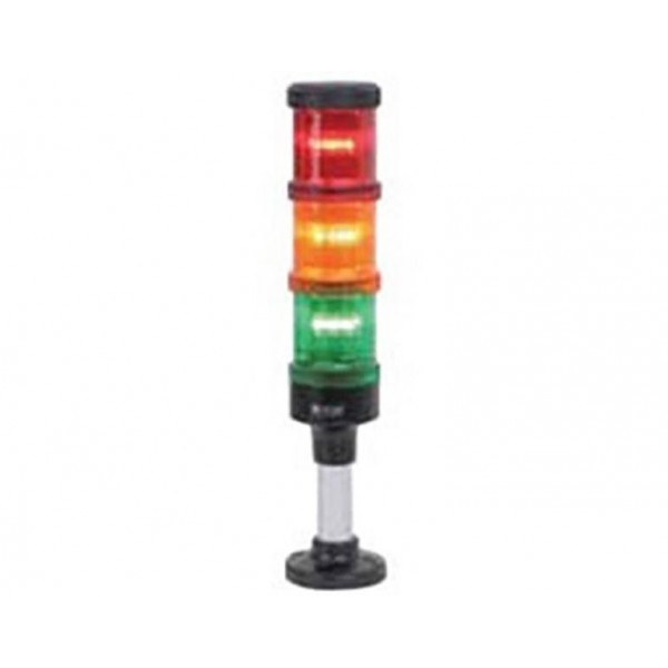 Πυργος Led Σταθερος 24Vac/dc Φ60 Κοκκινοσ/πρασινοσ/πορτοκαλι Q01 Auer