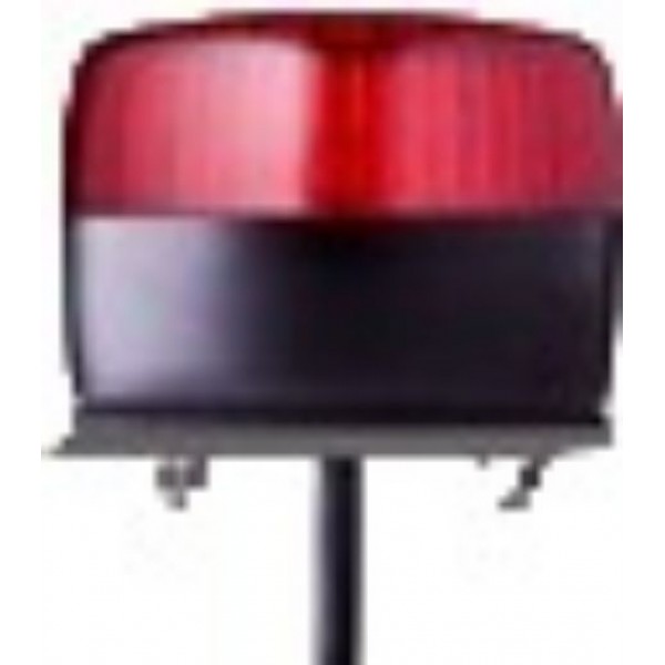 Φαρος Led Flashing/σταθερος 24V Ac/dc Φ75 Κοκκινος Pcl Auer