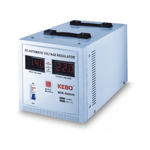 Σταθεροποιητησ-Ρυθμιστης Τασης 5000Va Ψηφιακος Servo (Mdr) Kebo