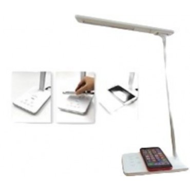 Φωτιστικο Γραφειου Led & Φορτιστης Κινητων Ασυρματος Wd102 Comp