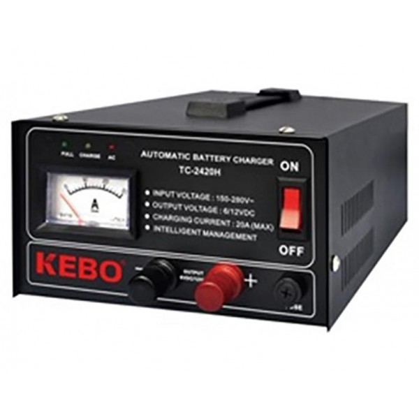 Φορτιστης Μπαταριων Μολυβδου 12/24V 20A Tc-2420H Kebo