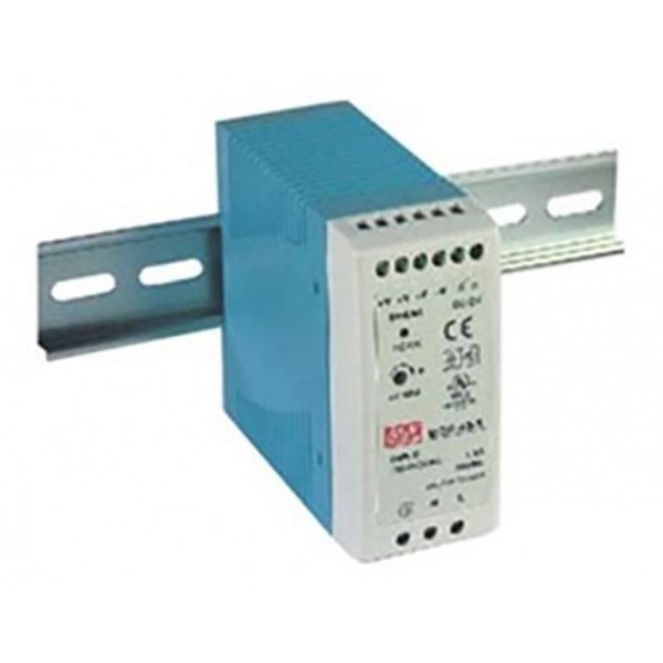 Τροφοδοτικο Ραγας 30W/5Vdc/6A Pfc Ultra Slim Mdr-40-5 Mean Well
