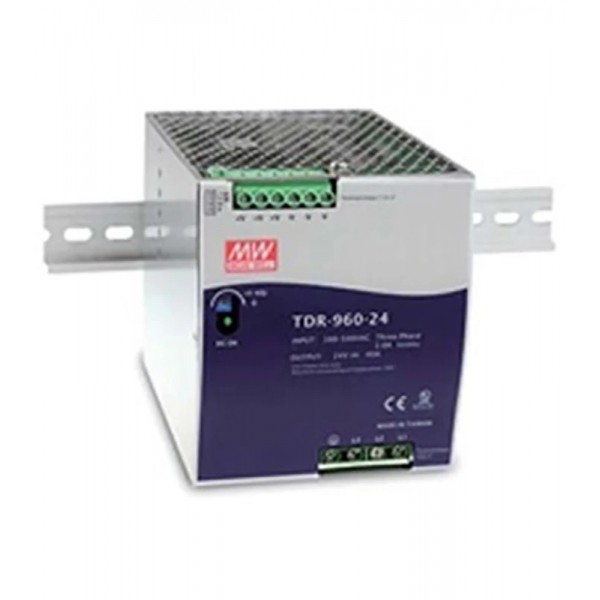 Τροφοδοτικο Ραγας 960W/48V/20A Slim 3Φ Tdr-960-48 Mean Well