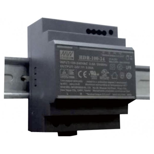 Τροφοδοτικο Ραγας 100.8W/24Vdc/4.2A Ultra Slim Hdr-100-24N Mean Well